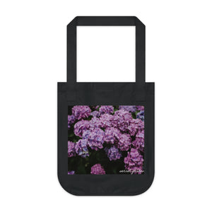 tote bag - dark hydrangeas