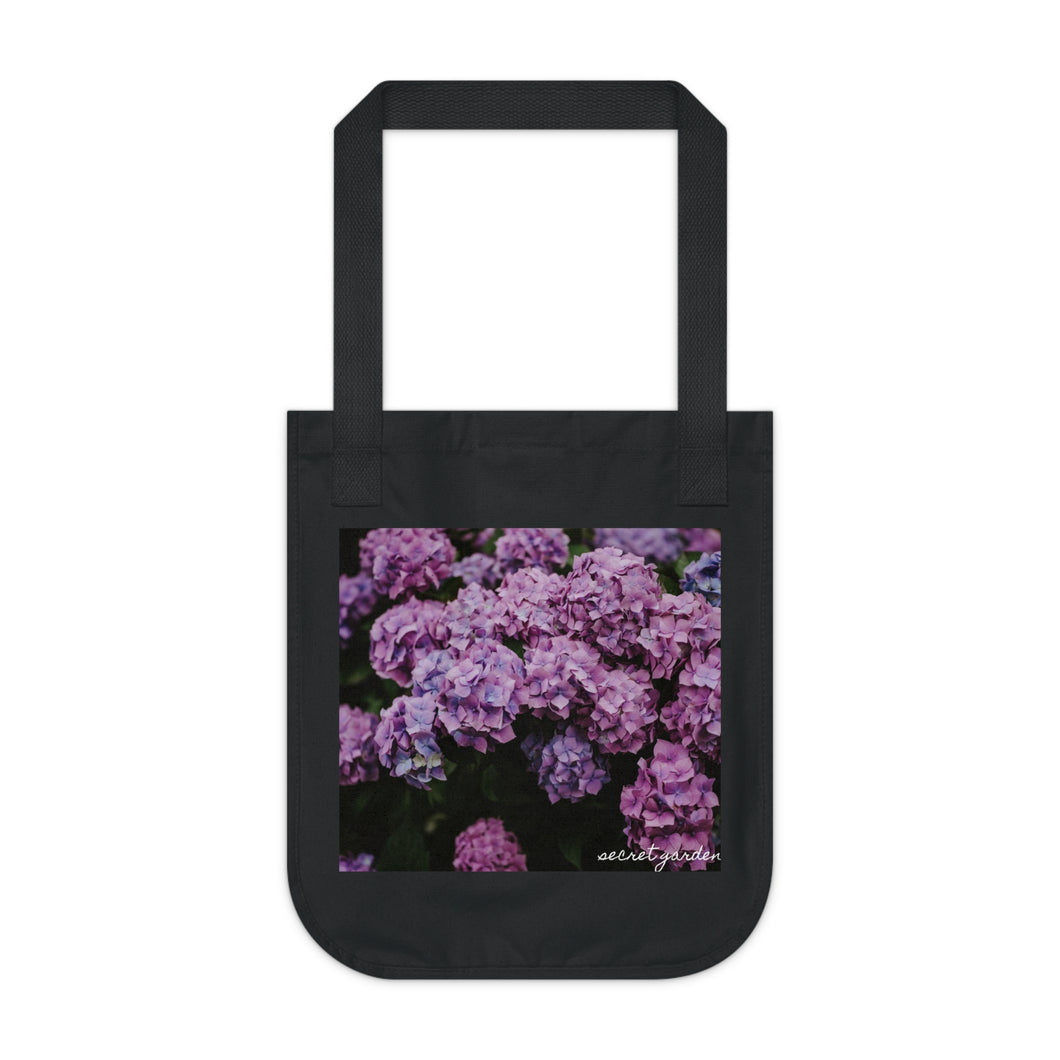 tote bag - dark hydrangeas