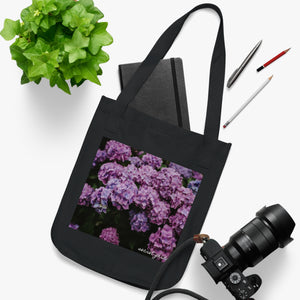 tote bag - dark hydrangeas