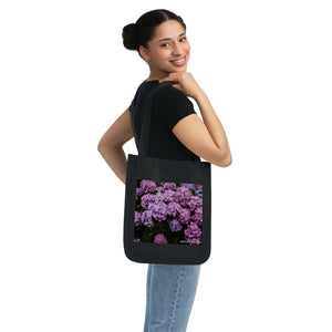 tote bag - dark hydrangeas